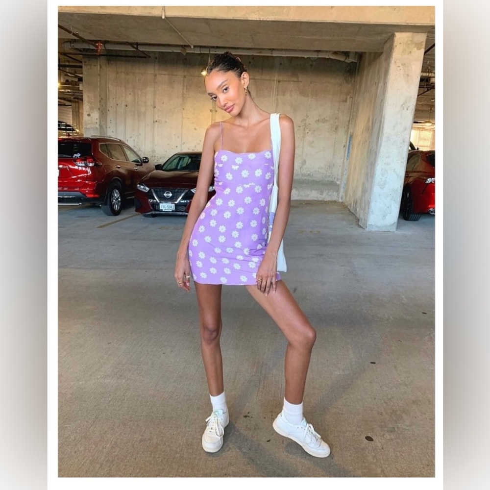 Jordyn Dress Lilac Daisy
